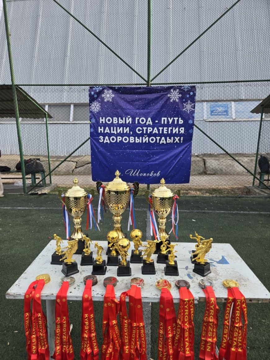 Праздничный новогодний турнир по футболу состоялся в городе Шопоков